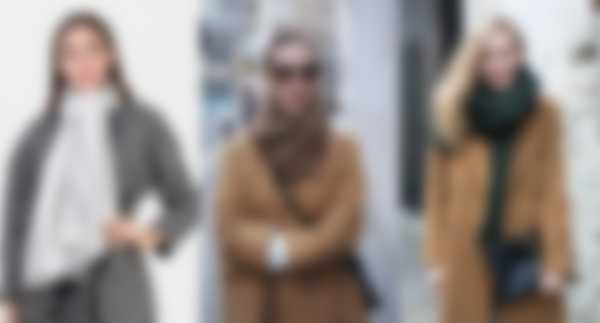 Как завязать палантин на пальто